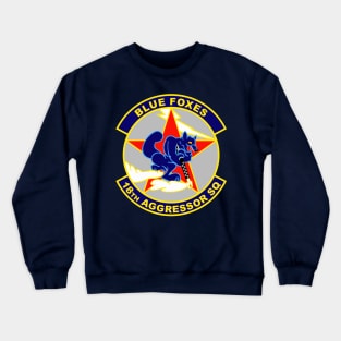 18th Aggressor Squadron Blue Foxes Crewneck Sweatshirt